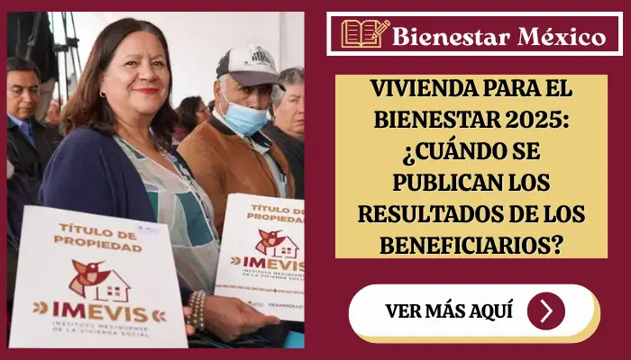 Vivienda para el Bienestar 2025: ¿Cuándo se Publican los Resultados de los Beneficiarios?