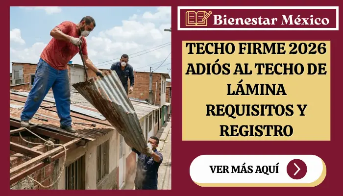 Techo Firme en México 2026 para cambiar techos de lámina por losa de concreto