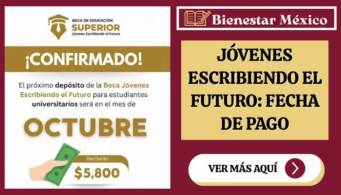 Estudiante universitaria revisa en su celular el depósito de la beca Jóvenes Escribiendo el Futuro en su tarjeta del Banco del Bienestar