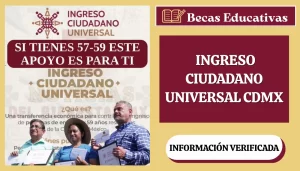 Hombre y mujer de entre 57 y 59 años revisan en su celular el depósito del Ingreso Ciudadano Universal en la Ciudad de México